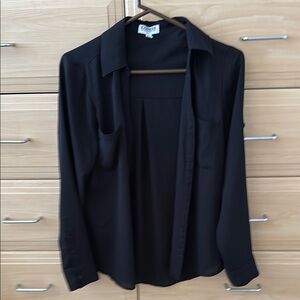 Express portofino black button up